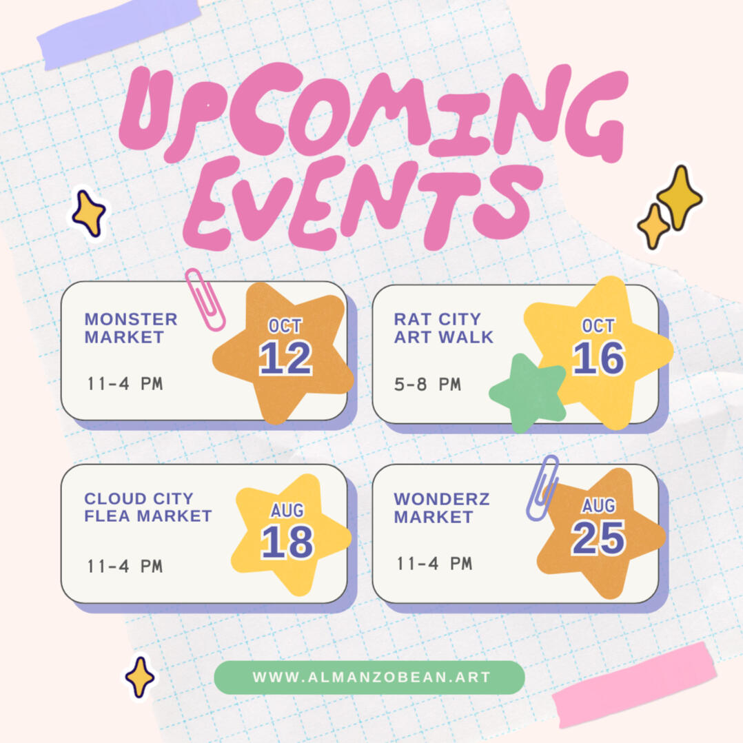 Upcoming Events for August 2025